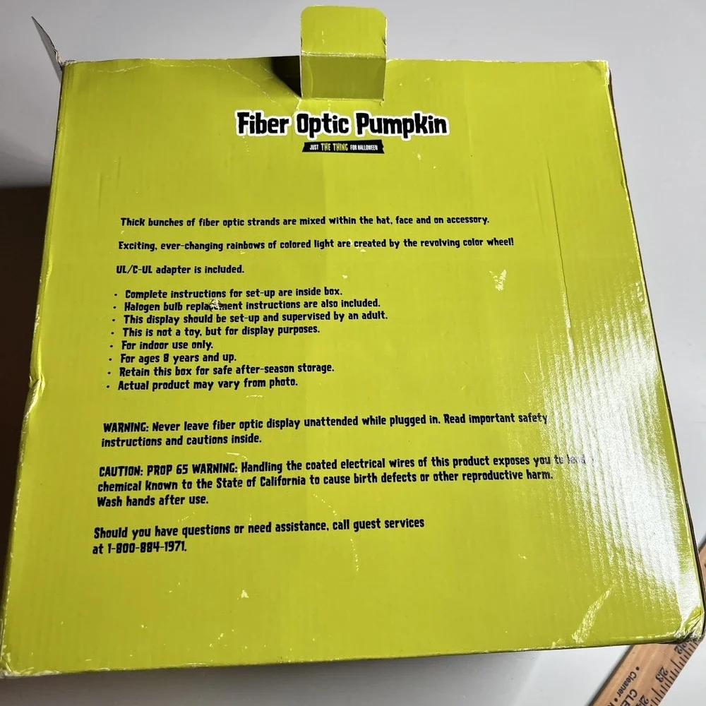 Target Fiber Optic Pumpkin Figurine Orange Halloween Top Hat Light Up Decor